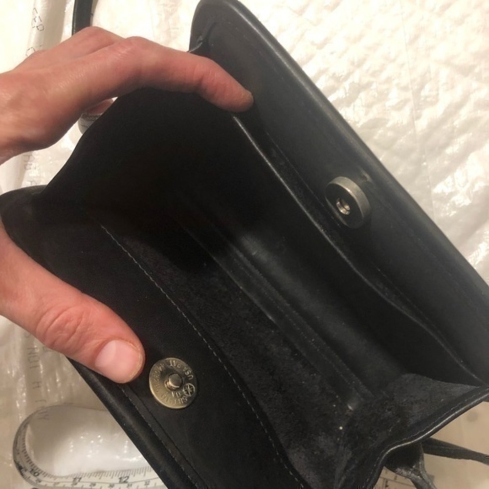Coach vintage disco swing 9048 black leather bag - Picture 10 of 12